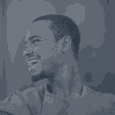 Classic portrait dice art example