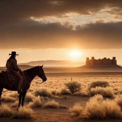 Mountain landscape dice art example